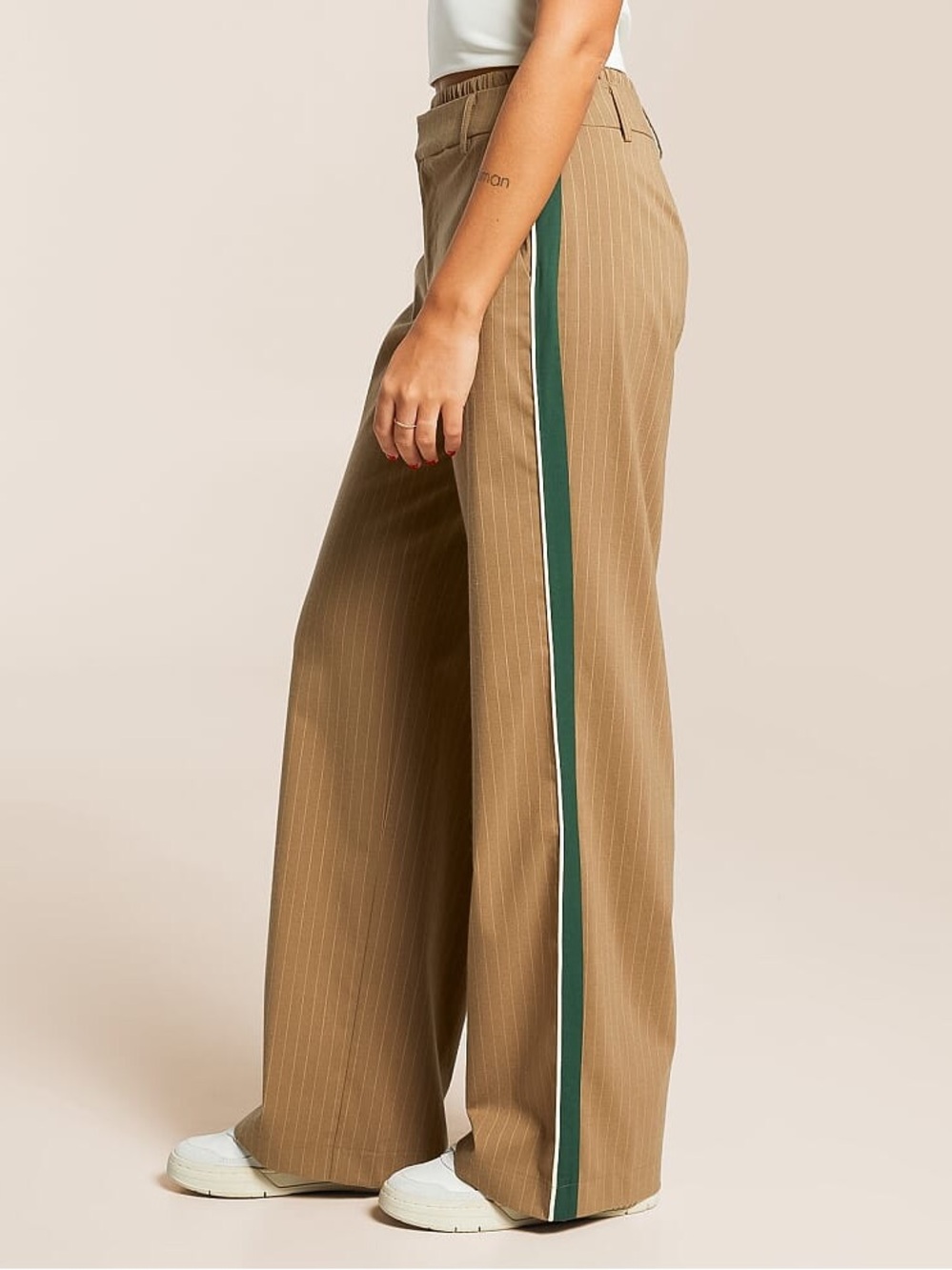 Gilded Intent pinstriped Trouser Pants size M NWT - Picture 3 of 9